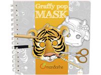 Avenue Mandarine Målarbok Djurmasker 250g