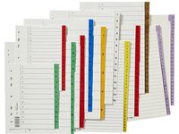 Register plastflik A-Ö röd (10)