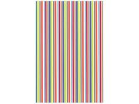 Hedlunds OF SWEDEN Presentpapper Multistripe, bredd 38 cm (rulle om 165 m)