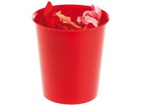 Papperskorg STAPLES 16 L röd