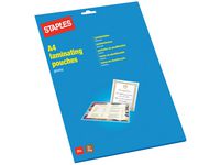 Laminat STAPLES A4 Klar 75 mic 25/FP