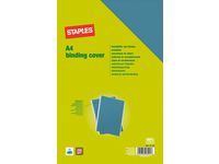 Spiralomslag STAPLES A4 Blå 25/FP