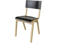 Stol Amanda sitthöjd 35cm svart