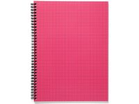 Anteckningsbok STAPLES A4+ TW linj rosa
