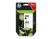 Bläckpatron HP X4D37AE No302 2/FP