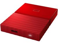 HDD Ext. WD My Passport 2,5" 3.0 1TB Röd