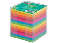 Blockkubhållare m.refill randig 90x90x90
