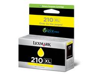 Bläckpatron LEXMARK 14L0177E gul