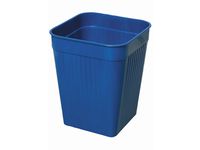 Papperskorg BANTEX 14L fyrkantig blå