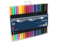 20-p twin tip fineliner