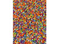 Nabbipärlor mix randiga  10000/fp