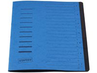 Sorteringsmapp STAPLES 7-delad blå