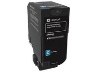Lexmark Toner LEXMARK 74C2HC0 cyan
