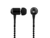 Hörlur+mic in-ear STREETZ Zip Svart