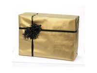 Presentpapper ribbad guld 57cmx30m