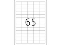 Etikett STAPLES 38,1x21,2 kantiga hörn