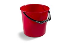 Hink rund röd 10l