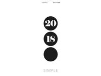 Väggkalender Simple - 1768