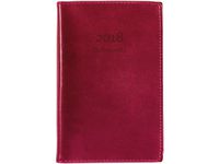 Fickagenda konstläder Röd - 3328