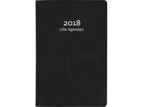 Lilla Agendan konstläder Svart - 1128