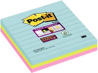 POST-IT Sup Stic Miami linj 101x101 3/FP