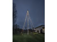 Ljusslinga flaggstång 5x100 LED