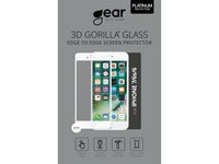 Skärmskydd GEAR iPhone 6/7 Full Fit Vit