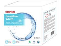 Tvättmedel STAPLES White pulver 8kg