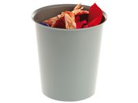 Papperskorg STAPLES 16 L grå