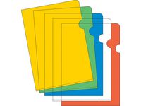 Aktmapp A4 0.15 sort färger 25/fp