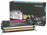 Toner LEXMARK C736H1MG magenta