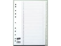 Plastregister STAPLES A4 1-31 vita