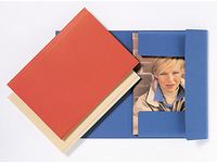 Mapp A4 utan klaff beige