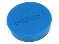 Magnetknappar STAPLES 25mm blå 10/FP