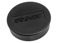 Magnetknappar STAPLES 25mm svart 10/FP