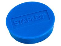 Magnetknappar STAPLES 30mm blå 10/FP