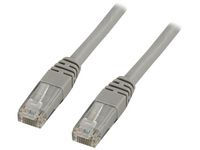 Kabel DELTACO Nätverk UTP Cat5e 10m Grå