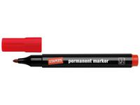 Märkpenna STAPLES rund 1-3mm röd