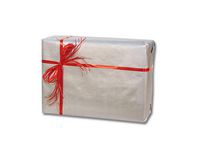 Presentpapper ribbad silver 57cmx30m