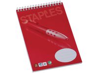 Spiralblock STAPLES A5 60g 100bl linj