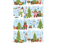 Julpapper 70cmx20m Andreas