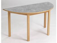 Tapiflex halvrund 60x120cm h.70cm lj.grå