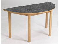 Tapiflex halvrund 60x120cm h.70cm m.grå