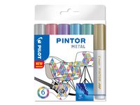 Märkpenna PILOT Pintor M 6 fär Metal Mix