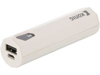 PowerBank KÖNIG 2500 mAh USB Vit