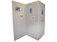 Utställningsskärm 180x72cm 3-delad 5/FP