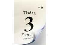 Dagblock Studieåret 2018-19, 75x107 mm