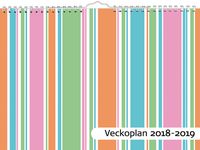 Väggkalender 2018-19 Veckoplan