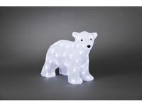 Dekorationsfigur Isbjörn 41cm akryl