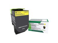 Toner LEXMARK 71B20Y0 Gul